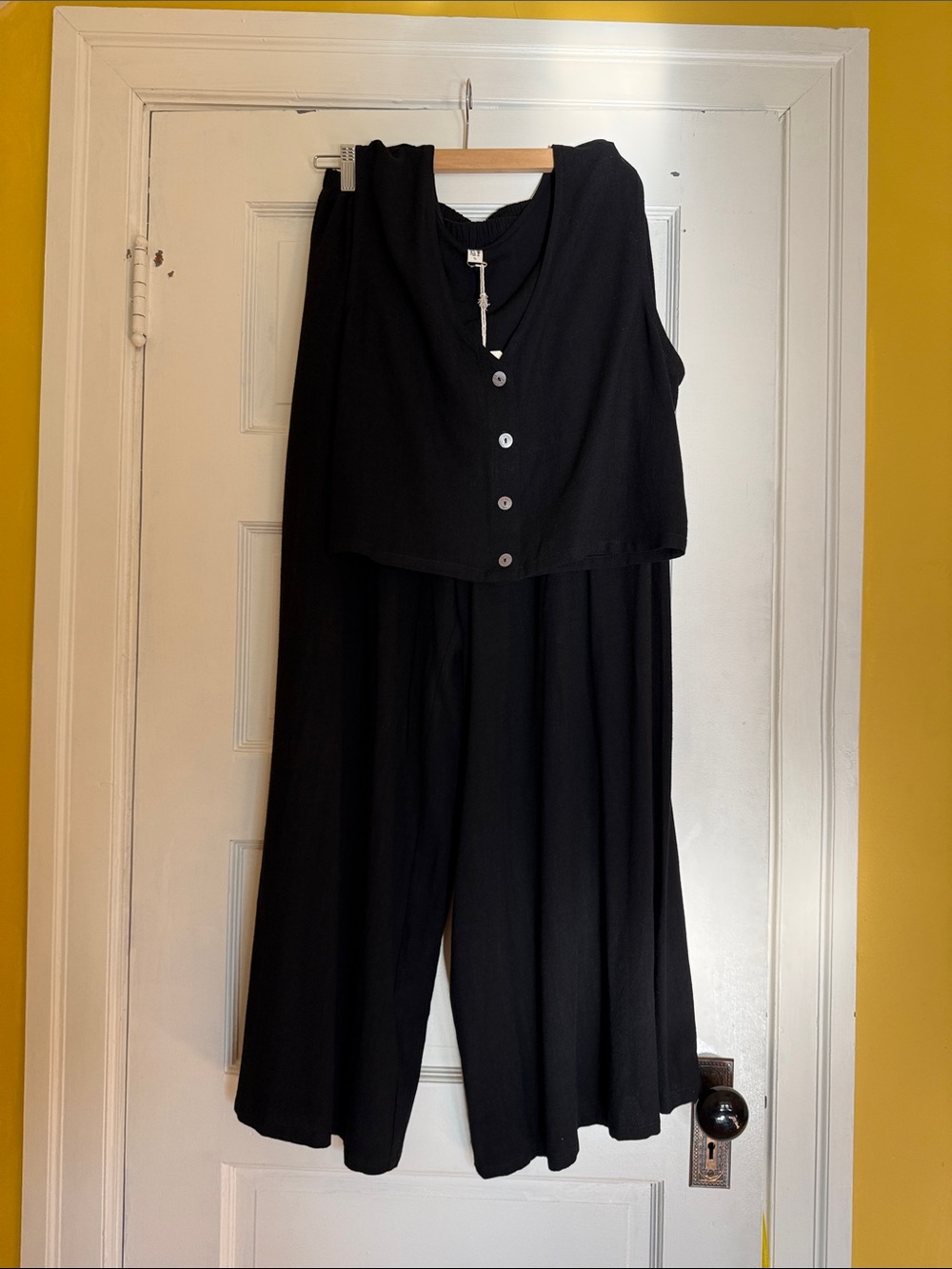 Soft Linen Vest & Pants Set